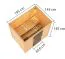 Sauna "Fynn" SET mit bronzierter Tür - Farbe: Natur, Ofen BIO 9 kW - 195 x 145 x 187 cm (B x T x H)