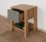 Nachtkästchen für Schlafzimmer Braianik 30, Farbe: Eiche Wotar / Grün, 1 Schublade, 1 Ablegefach für Bücher, Zeitschriften, ABS, 59 x 42 x 37 cm