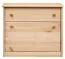 Massivholz-Schuhschrank, Farbe: Natur 62x72x30 cm Abbildung