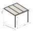 Terrassenüberdachung S 01, Dach: 10 mm Glas klar, Grundfläche: 6,12 m² - Abmessungen: 200 x 306 cm (B x L)