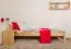 Kinderbett / Jugendbett Kiefer massiv Vollholz natur 80, inkl. Lattenrost - Liegefläche 80 x 200 cm