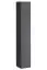 Wohnwand Kongsvinger 47, Farbe: Grau Hochglanz / Eiche Wotan - Abmessungen: 180 x 330 x 40 cm (H x B x T), mit fünf Türen