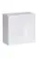 Stylische Wohnwand Balestrand 296, Farbe: Grau / Weiß - Abmessungen: 200 x 310 x 40 cm (H x B x T), mit LED-Beleuchtung