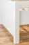 Kinderbett / Jugendbett Kiefer massiv Vollholz weiß 66, inkl. Lattenrost - Abmessung 90 x 200 cm