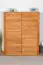 Kommode / Sideboard Jussara 01, Farbe: Bernstein, Eiche teilmassiv – 150 x 124 x 42 cm (H x B x T)