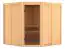 Sauna Chiara 05, 68 mm Wandstärke - 196 x 196 x 198 cm (B x T x H)