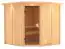 Sauna Chiara 04, 68 mm Wandstärke - 210 x 210 x 202 cm (B x T x H)