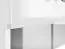 Nachtkommode Sydfalster 04, Farbe: Weiß / Weiß Hochglanz - Abmessungen: 53 x 45 x 34 cm (H x B x T), mit 2 Schubladen und 1 Fach
