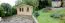 Holz-Gartenhaus 2,98 x 3,98 Meter (inkl. Dach) | Naturbelassen | Satteldach | 44 mm Blockbohlen-Haus Abbildung