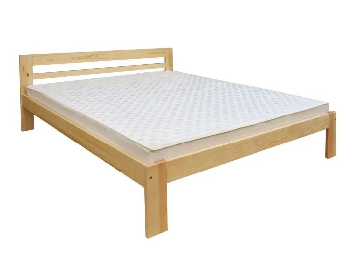 Jugendbett Kiefer massiv Vollholz natur 73, inkl. Lattenrost - Abmessung 160 x 200 cm