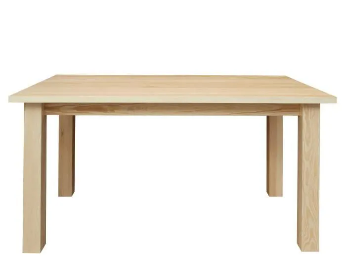 Massivholz Tisch 80x200 cm Kiefer, Farbe: Natur Abbildung