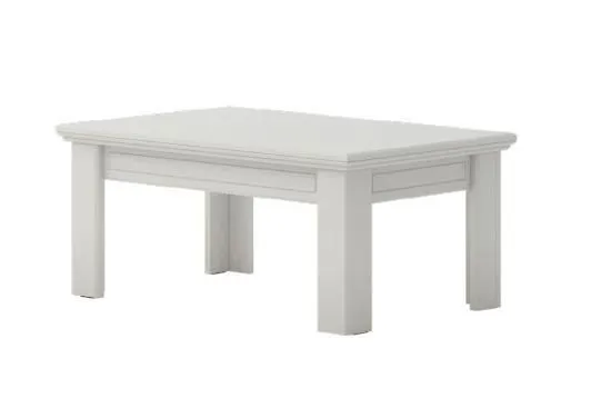 Couchtisch Farbe: Weiß 45x102x65 cm Wohnzimmermöbel Wohnzimmereinrichtung Abbildung