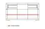 Kommode / Sideboard "Lipik" 08, Farbe: Eiche / Schwarz, teilmassiv - Abmessungen: 97 x 182 x 50 cm (H x B x T)