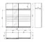 Kleiderschrank | Farbe: Eiche Artisan | breit | 1 Spiegeltür | Schiebetürenschrank | Maße: 220 x 61 x 217,5 cm | ABS-Kanten | 2 Kleiderstangen | 2 Fächer