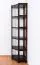 Regal / Eckregal Kiefer massiv Vollholz Walnussfarben Junco 58 - Abmessungen: 200 x 71 x 54 cm (H x B x T)