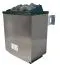 Sauna "Samu" SET mit Klarglastür & Ofen externe Steuerung easy 9 KW - 231 x 196 x 198 cm (B x T x H)