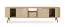 TV-Unterschrank | 2 Schiebetüren | Farbe: Eiche Cremona | 1 Schublade | Push-to-open Funktion | 196 x 40 x 51 cm | abgerundete Seiten | ABS-Kanten | TV-Möbel