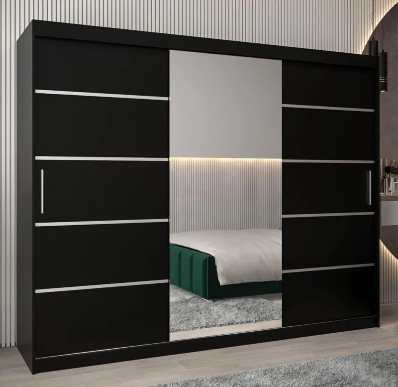 Kleiderschrank schwarz Abbildung