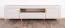 Moderner TV-Schrank / TV-Möbel mit einen offenen Fach Barbe 24, mit zwei Türen, drei Fächer, Farbe: Kaschmir, Maße: 51,5 x 177 x 40 cm, ABS-Kantenschutz, eine Schublade, Griffe: Gold, sehr Langlebig