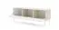 TV-Unterschrank / TV-Möbel Goulette 06 | Farbe: Kaschmir | drei Kipptüren | Push-to-open Funktion | geriffelte Front | Maße: 51 x 147 x 39,5 cm | ABS-Kanten
