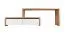 TV - Unterschrank Wooden Nature 107 Eiche teilmassiv geölt - 185 x 60 x 45 cm (B x H x T)