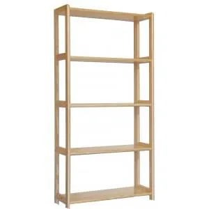 Standregal, 70 cm breit, Kiefer Holz-Massiv, Farbe: Natur Abbildung
