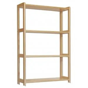 Regal - 80 cm breit, Kiefer Holz-Massiv, Farbe: Natur Abbildung