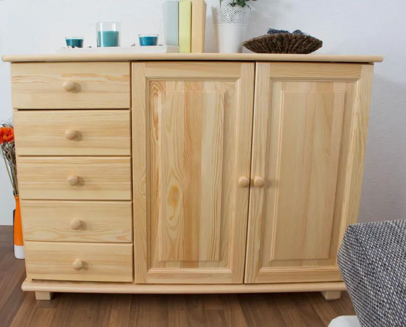 Anrichte, Küchenschrank - Farbe: Natur Abbildung