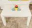 Beistelltisch Couchtisch Kiefer massiv Farbe: Weiß 50x90x60 cm