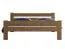Jugendbett Aixovall 12, Kiefer Vollholz massiv, Farbe: Eiche - Liegefläche: 120 x 200 cm (B x L)