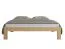 Schlichtes Jugendbett Erts 11, Kiefer Vollholz massiv, Farbe: Kiefer - Liegefläche: 120 x 200 cm (B x L)