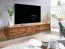 TV-Unterschrank / Lowboard, Farbe: Sheesham, teilmassiv - Abmessungen: 25 x 160 x 35 cm (H x B x T)