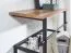Wandgarderobe, Farbe: Mango / Schwarz, teilmassiv - Abmessungen: 76 x 60 x 26 cm (H x B x T)