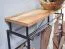Wandgarderobe, Farbe: Mango / Schwarz, teilmassiv - Abmessungen: 29 x 71 x 20 cm (H x B x T)