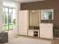 Spiegel Sili 05, Farbe: Eiche Braun / Creme Hochglanz - Abmessungen: 65 x 80 x 7 cm (H x B x T)