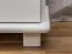 Nachtkommode Kiefer massiv Vollholz weiß lackiert 007 - Abmessung 55 x 42 x 35 cm (H x B x T)