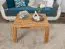 Sofatisch Clubtisch Loungetisch Couchtisch Eiche Massivholz Farbe: Natur 45x80x80 cm