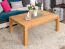 Beistelltisch Couchtisch Kernbuche Massivholz Farbe: Natur 45x120x80 cm