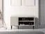 Garderobe Komplett - Set E Petkula, 6-teilig, mit modernen Lamellen Design, Farbe: Beige hell, Soft-Close Funktion, ABS-Kantenschutz
