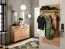 Garderobe Pandrup 15, Farbe: Eiche - Abmessungen: 145 x 69 x 27 cm (H x B x T)