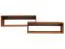 Hängeregal / Wandregal Catamarca 03, Farbe: Nuss - 39 x 140 x 20 cm (H x B x T)
