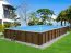 Rechteckiger Gartenpool Sunnydream 08, modern, 7,90 x 4,00 Meter, inklusive Poolleiter, Poolfolie, Boden- und Wandvlies, Edelstahl-Eckverbindungen