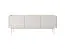 TV-Unterschrank Cascob 01, Kaschmir / Eiche, 55 x 144 x 37 cm, mit 3 Fächern und Soft Close System, robust und stabil, hochwertige Materialien