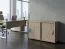 Rollcontainer / Rollschrank Cianjur 06, Farbe: Eiche / Weiß - Abmessungen: 72 x 120 x 45 cm (H x B x T)