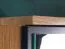 Schrank Slatina 46, Farbe: Eiche / Schwarz, teilmassiv - Abmessungen: 203 x 56 x 63 cm (H x B x T)