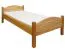 Kinderbett 90 x 200 cm | Massivholz: Buche | Natur Lackiert Abbildung