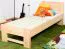 Kinderbett 80 x 200 cm | Massivholz: Buche | Natur Lackiert Abbildung