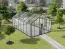 Gewächshaus - Glashaus Rucola XL15, Wände: 4 mm gehärtetes Glas, Dach: 6 mm HKP mehrwandig, Grundfläche: 14,5 m² - Abmessungen: 500 x 290 cm (L x B)