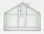 Gewächshaus - Glashaus Mangold XL4, gehärtetes Glas 4 mm, Grundfläche: 4,40 m² - Abmessungen: 150 x 290 cm (L x B)