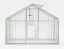 Gewächshaus - Glashaus Grünkohl XL9, gehärtetes Glas 4 mm, Grundfläche: 8,40 m² - Abmessungen: 290 x 290 cm (L x B)